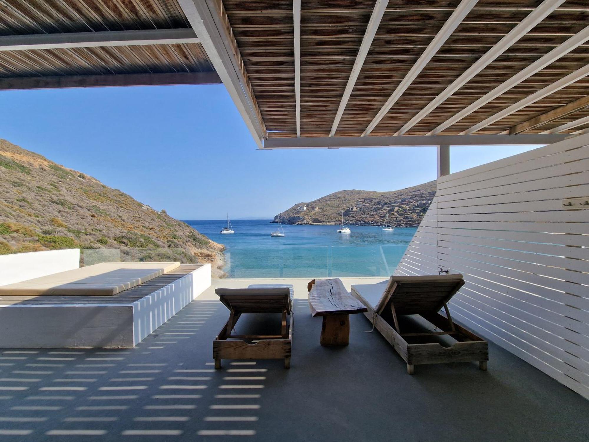 Spathi Beach Suites Kea Chambre photo